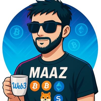 Maazaslam98's profile picture. Web3 / AI & digital culture ||
Crypto decoded so you don't get rekt ||
Content creator dropping memes & clarity no hype ||