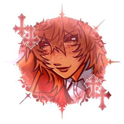 SINFULWAGER's profile picture. ♰ . Tragic it seems to be alone again ◟

@ : BLAKE / ALISTAIR ; 18yo ♰  they/it/he
─ wips, art, vent stuff & other thoughts ─

♰ .  Main; @vampyreticx ◟