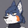 FreneticWolf's profile picture. Blue wolf that draws cute or brutal stuff