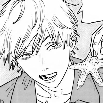 denjilovesgurls's profile picture. sup! my names denji & my hobbies are eating and sleeping!!! 💥💥💥 (my little sister nayuta drew my banner)