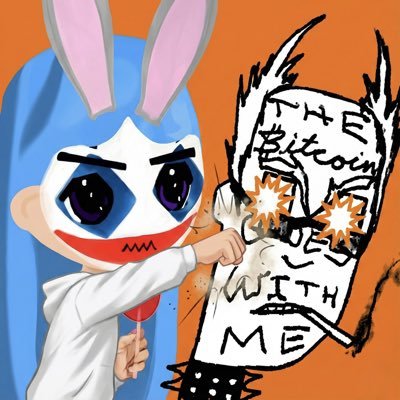 BunnyGirlBags's profile picture. the profile looks fake, but I’m actually not a bot… just 50% human - 50% degen & 100% music fiend. 💧🤡👑