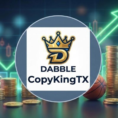 CopyKingTX's profile picture. 📊 Data-Driven Dabble Picks. High-ROI slips dropping daily. 🚀 Join the #CopyKingTX army and secure the bag. 💰 NFL • NBA • UFC. 🔞 21+ | Ent Only | NFA.