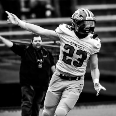 connorims22's profile picture. Class of 2027 | OLB/S/WR/ATH | Divine Child HS | 6’1, 190 | GPA:4.0 |3 sport athlete 🏈🏀🥍 | Cell: (734) 497-5544 | HC: @claney101 | Cell: (734) 679-6506