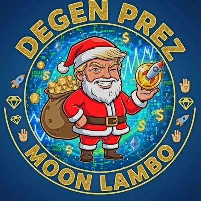 DegenPrezCoin's profile picture. $DegenPrez — Trump just made Christmas great again
100 % fair | LP burned | 8M locked till 2026
CA D3NEEM5DPyK7cq4vQRWSnWiFxdcaUheD7NAnkNLkbonk