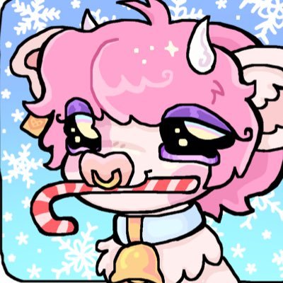 sleepycowtails's profile picture. 🍓 hi i’m cream! . SFW but 18+ only . female•she/her . 24 . bi . pink cow ΘΔ . az fur . smooching @FaunusEquine . AD: @creamycowtails . pfp: @/larvaecandy 🍓