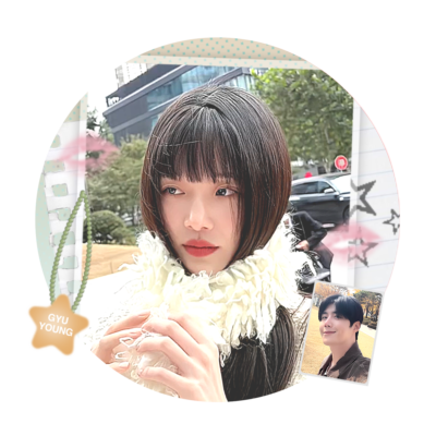 gyuyoeng's profile picture. 𝐑𝐎𝐔𝐓𝐄: 𝐒𝐀𝐑𝐀𝐌 𖥔 Through the valiant shades of spangling gleam, the masqueraded sovereign in the name of honour (Salva, 1993). Forever, @kseonhoo. ♡