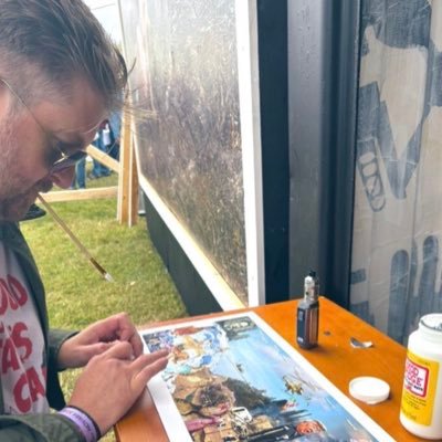 ColdWarStevecht's profile picture. Artist. Professional observer of chaos. Turning the news into surreal scenes so we can all breathe a bit.