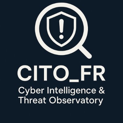 CITO_FR's profile picture. OSINT Specialists | Threat Hunting | A French organization dedicated to track cybercrime worldwide. Founded in 2025.