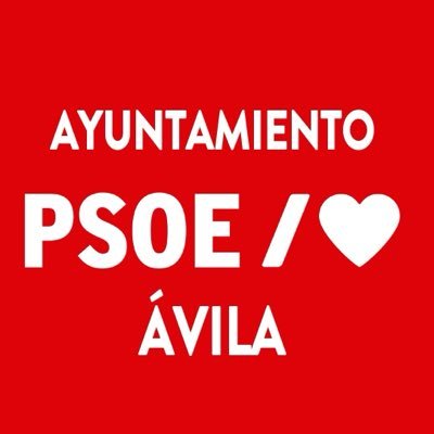 PSOEAytoAvila's profile picture. 🌹 Grupo Municipal Socialista en el Ayuntamiento de Ávila. 🏛️ La alternativa de gobierno que Ávila necesita.