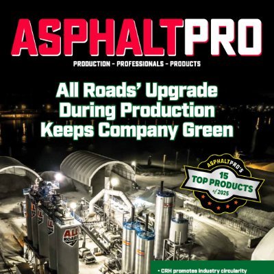 AsphaltPro's profile picture. Asphalt Pro Magazine is the go-to resource for asphalt paving and production professionals