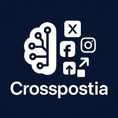 crosspostia's profile picture. CrossPost AI - The smartest way to post everywhere at once.
Create. Sync. Grow. 🚀