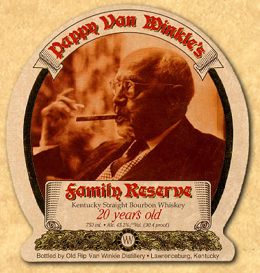 Pappy Van Winkle's Family Reserve Bourbon Whiskey