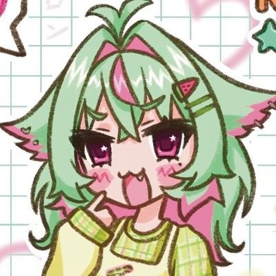 Melonminty_'s profile picture. Art vtuber and vtuber mama!! Im a melon girl!💚
She/her EN/日本語 
https://t.co/fbxbr2JOp7
パパ: @spiral_hero
🎨: #Mellust