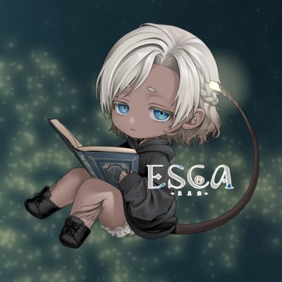 esca_ill's profile picture. 💡アンコウの発光器官がしっぽライトのesca-エスカ-です📚 立ち絵/SD【Si様 @hai_draw】