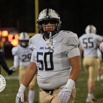 DonnyRamirez52's profile picture. C/O 28 James Wood High School (3.11GPA) (DL |5’10|265) ramirezdonny971@gmail.com bench 265 Squat 375Hang clean 225