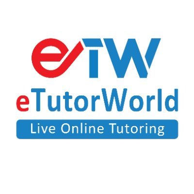 etutorworld's profile picture. 1-on-1 Online #Tutoring in #Math,Science & English. Assignment & #TestPrep Help, SCAT help with FREE #Worksheets & FREE #Lesson on https://t.co/deBDCVcQ0Y