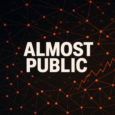 AlmostPublic_'s profile picture. writing about innovation in the private capital markets, crypto/blockchain and financial technology