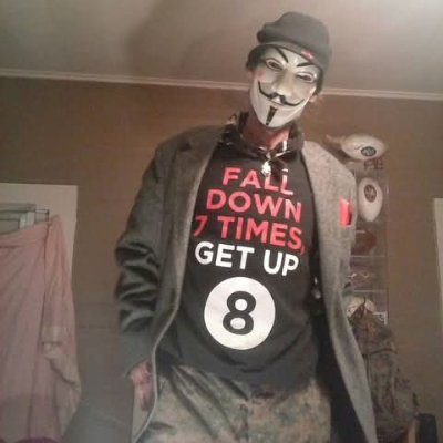 ALLREDToDoRoJo's profile picture. THE FIRST DUTY OF A REVOLUTIONIST IS TO GET AWAY WITH IT 
#Anonymous #Occupy #AIM

#PARDONLeonardPELTIER #PARDONJulianASSANGE #PARDONEdwardSNOWDEN