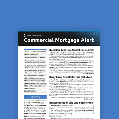 CMAlert's profile picture. The weekly update on real estate finance and securitization.