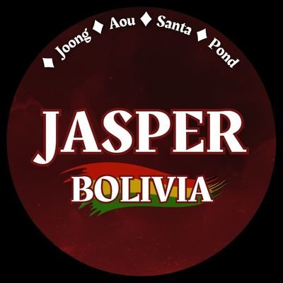 JASPER_Bolivia's profile picture. Fan Base oficial de Bolivia🇧🇴  en apoyo a los integrantes de JASPER ❤️‍🔥
♦  JOONG - AOU -  SANTA - POND ♦
