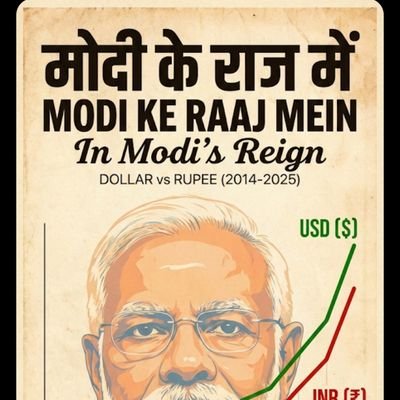 Anupbhatia7's profile picture. INDIAN ECONOMY IS GREAT WHEN DOLLAR WILL BE RS 100 
WAIT WATCH SEE