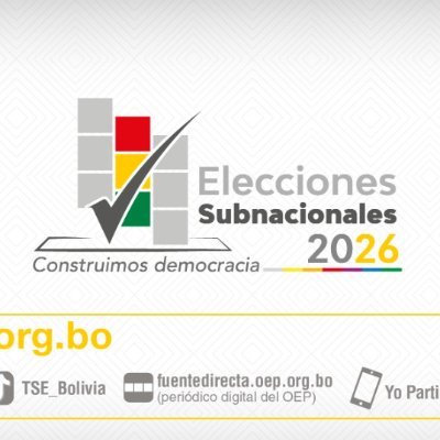 TSEBolivia's profile picture. Cuenta oficial del Tribunal Supremo Electoral de Bolivia.