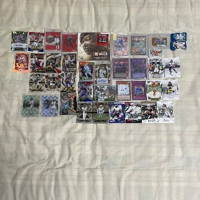 JAPANMale30's profile picture. MINT通販NFL2023 PANINI SELECT FOOTBALL注文届く開封:低封入BOBBYHEBERT26/50Signatures WhitePrizm直筆サイン獲得,2022 LEGACYFOOTBALL 底封入CARSONSTRONG099/149シリ獲得,電車賃無いけどPANINI商品見に行く自転車