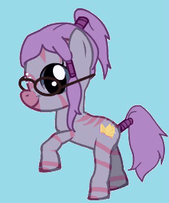 Joy got her cutie mark, and now moved in with @mlp_Dashing and @mlp_Gigglepony and @mlp_Brony . She's very happy!