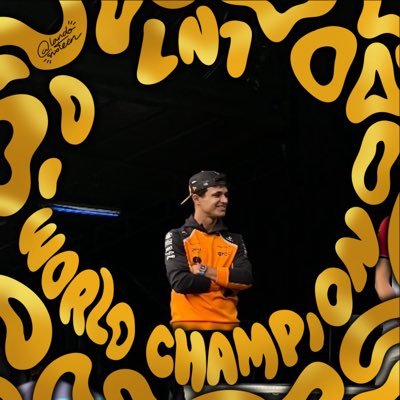 quadl4ndo's profile picture. LANDO NORRIS IS A WORLD CHAMPION