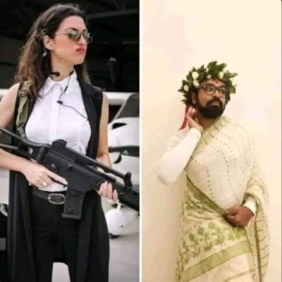 dipaka09's profile picture. Feminist , Love naked people and role reversal

All pics are from net, plz DM for credit or removal