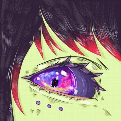 Shaavenia's profile picture. (🇺🇸/🇪🇸 Vtuber!) 🛸🌱Space Traveler Alien!//🌃 I love the night and the city!//🍔Burguer lover//📖🪶 Vtale//🎨 Arts #Shavillust //💜Artist: @cris_purplefox