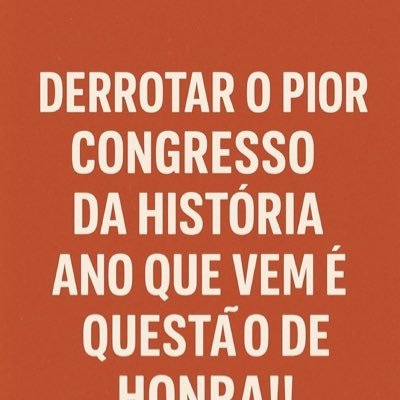 brandao_xanxere's profile picture. Deputados e senadores votam contra os trabalhadores, as donas  de casa e os aposentados. Eles servem os SUPER RICOS. Precisamos renovar o congresso em 2026.
