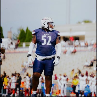 Krisboyd79's profile picture. ATH @morganstatefb true junior •Class of 2027 •6’5 350 Squad max-675 bench max-350  played both sides of the ball on D1 level