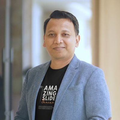 DhonyFirmansyah's profile picture. Master Trainer BNSP #Infografis & #DataViz | Penulis seri #AmazingSlide | Certif. Skill Xpress Singapore | @KreasiPrsentasi