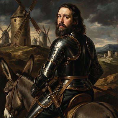 sofakingjewish_'s profile picture. A man astride a donkey, turned the wrong way.