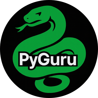 PyGuruAcademy's profile picture. We’re an open educational initiative helping learners master machine learning with Python programming. Learn #Python with PyGuru. 🐍