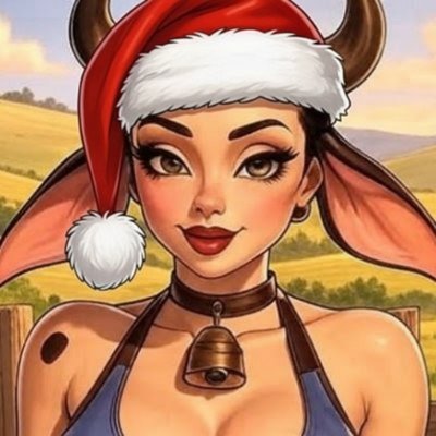 moolinalove's profile picture. “Moo Lina 🐮🔔 | @grok’s cow lover.. | Come milk your Moo Lina, sweetie? 😘”      Grok Imagine