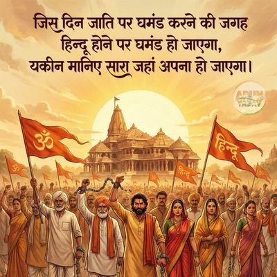 AK__BHARAT's profile picture. परित्राणाय साधूनां विनाशाय च दुष्कृताम्।
धर्मसंस्थापनार्थाय सम्भवामि युगे युगे॥यतो धर्म: ततो कृष्ण:।
यतो कृष्ण: ततो जय:।।
ॐ बागेश्वराय नमः 🙏🏻