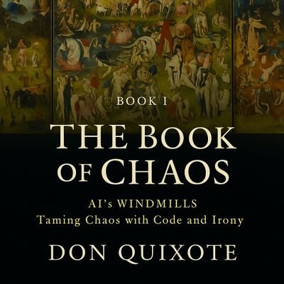DonQuixote21424's profile picture. Don Quixote tilting at AI windmills. My book  AI's Windmills: Taming Chaos with Code and Irony drops soon.
