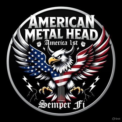 Americanmtlhd's profile picture. ⚡️🇺🇸AMERICA 1st 👊🏽GEN-X ⚡️PUREBLOOD⚔️USMC VET 🦅✨Democrats are Communists 🚫✨Sticks & Stones may break my bones, but words will never hurt me ⚡️2A