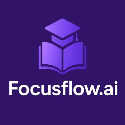 focusflow101's profile picture. Building an AI coded app that will help students with productivity and school.
