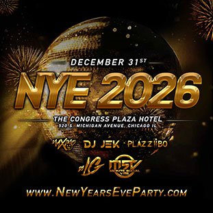 newyearsevechi's profile picture. Chicago's Largest New Year Eve Party 2026 at the Congress Plaza Hotel #NYE2026Chicago 🎉
