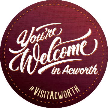 VisitAcworth's profile picture. Acworth, Georgia is located about 35 miles northwest of Atlanta minutes off I-75. Discover why you’re welcome in Acworth, today!