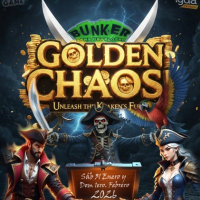 vjuegoinvoChaos's profile picture. Golden Chaos!🧭🏴‍☠️⚔️ videojuego PC - destreza motriz 1x1 p/ estilos de pases tipo pared 🎮🎮🏆eSportFree en la EXPO ANIME en el UNACE 31/01 y 1Feb 2026-15Hs🗣