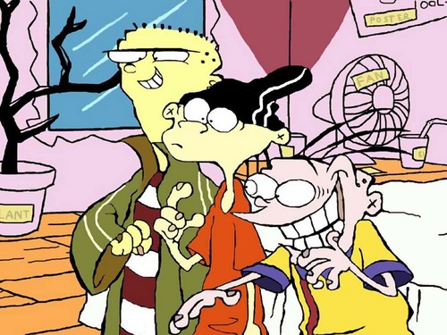 [Ed], {Edd}, and (Eddy)! Kings of the Cul de Sac! puttin' the bruise to the Fuse! #FusionFall