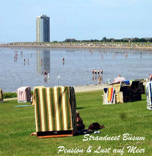 Direkt am Nordsee Strand liegt diese charmante Pension mit dem persönlichen Flair, der individullen Einrichtung und dem großzügigen Verwöhn - Frühstück