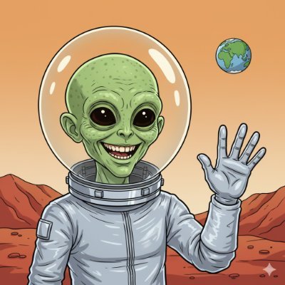 ThaMartien's profile picture. Here on earth 🌎  to learn more about humans.
Christ is king, even in my universe! ✝️