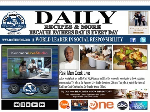 REALMENCOOKNY's profile picture. Real Men Cook® was launched in 1990, and it became the largest family celebration in the country. It is presented annually on Father's Day, and has been for 19