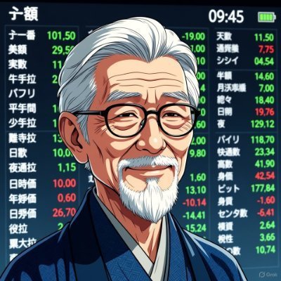 Jonou941's profile picture. 【完全無料】 25年の株式投資プロチーム（運用資産500億円以上）が提供：毎日の市場分析レポート ＋ 優良成長株のピックアップ。プロの情報を無料で。まずはお気軽にお問い合わせください。