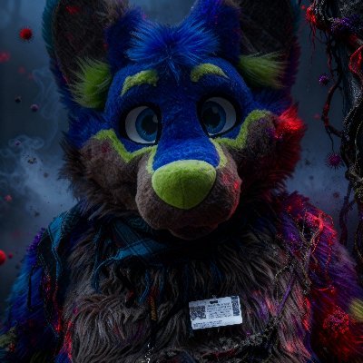 RiggyFolf's profile picture. 🐾🎸🎹|Bi|M|30’s|WildDogWorks Fursuiter| love cartoons|Stoner-fluff|Paw gooner and giver|May be suggestive|https://t.co/oury4bkARt